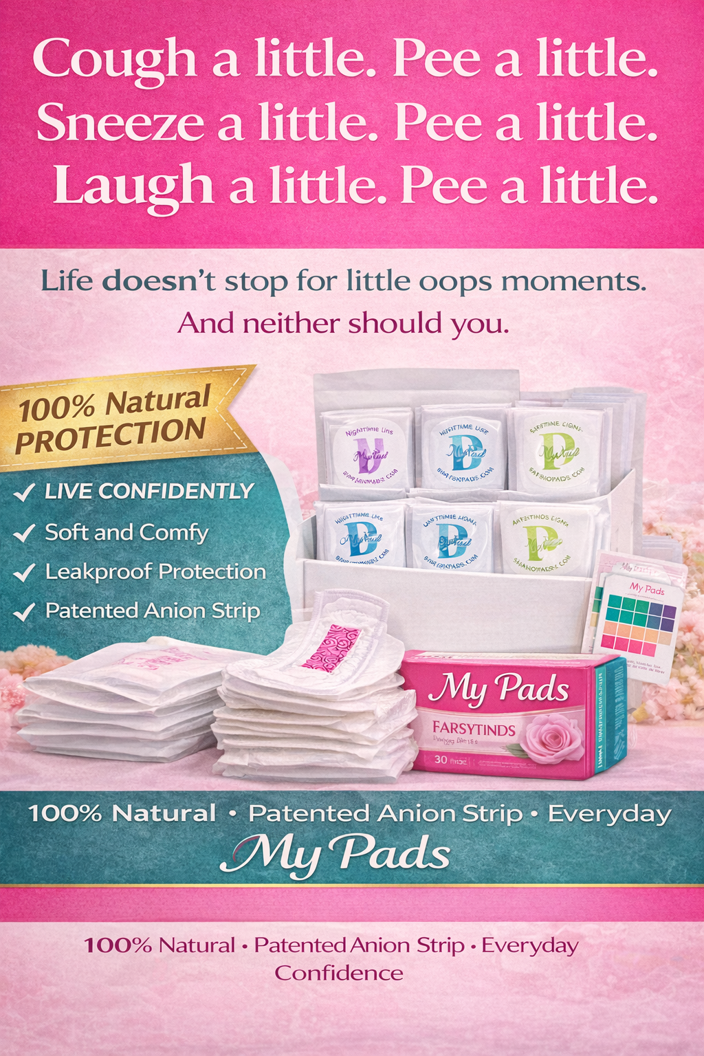 Live Unfiltered Menopause Pads