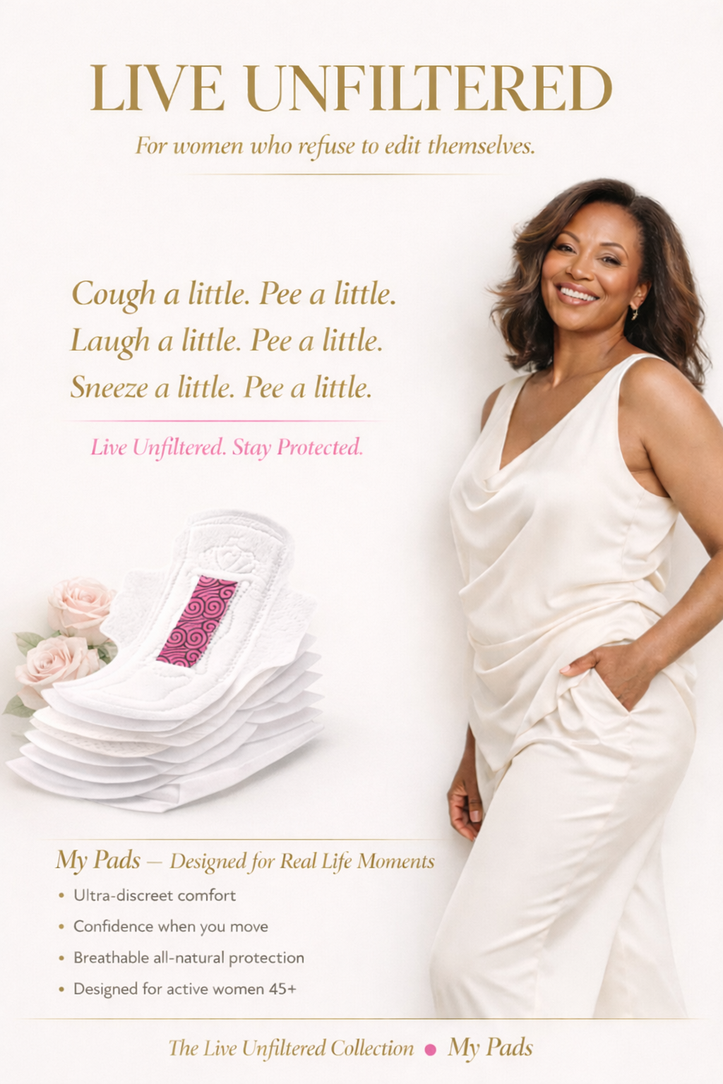 Live Unfiltered Menopause Pads